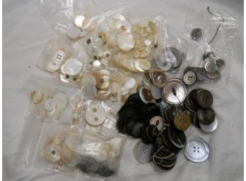 Large  Selection Old Mother Of Pearl