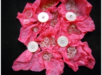 Glass And Mother Of Pearl Buttons