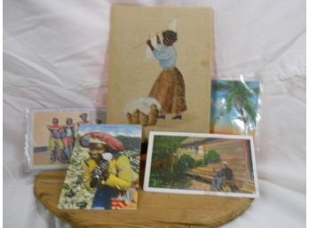 Old Postcards, Hand Painted Cover