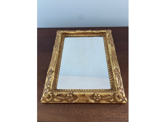 Small Victorian Gold Gilt Composite Mirror