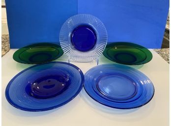 Blue And Green Dishes