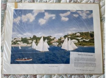 'Bermuda Fitted Dinghies' Poster / Print New In Plastic
