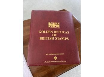 Golden Replica Of British Stamps