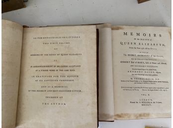 Set Of Two Queen Elizabeth Books
