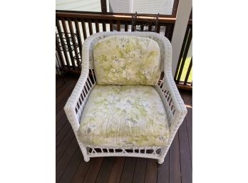 Wicker Chair With Cushion
