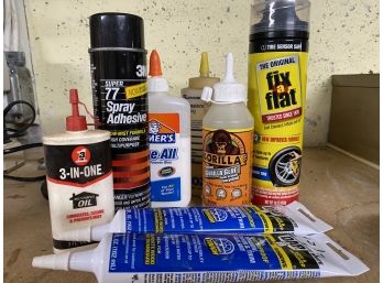 Glue, Fix A Flat, Sealant, Etc