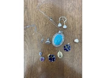 Necklace, Pendants And Earrings