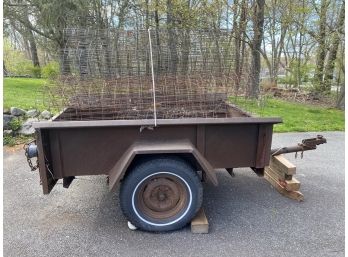 Large Trailer With Wire