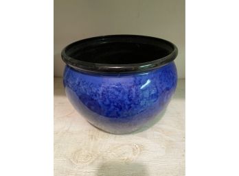 Large Blue Pot