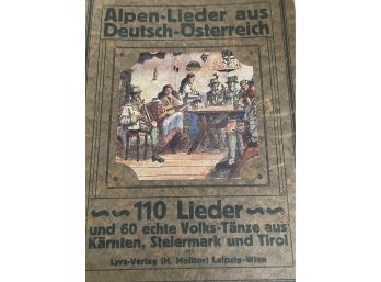 Alpin-Lieder Piano Music Book