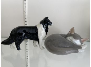 Dog And Cat Figurines