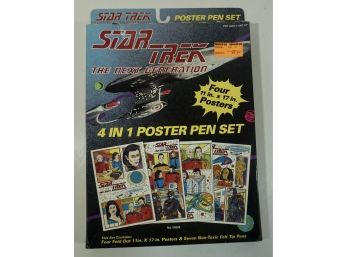 Star Trek Next Generation 4 In 1 Poster Pen Set