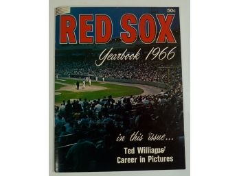 1966 Red Sox Yearbook W/ Rico Petrocelli Photo