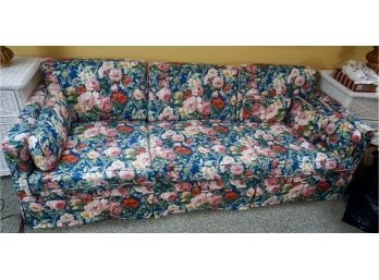 Floral Couch 89'L X 36'D