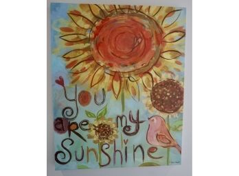 'You Are My Sunshine' Wall Art  24 X 30