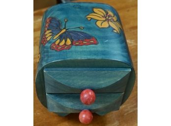 Puzzle Box/Butterfly's & Flowers Custom Made