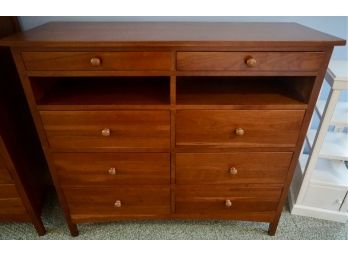A. America Furniture Cherry Chest Drawers 2 Over 6