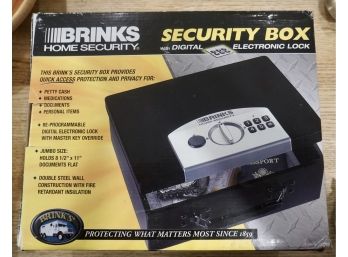 Brinks Home Security Safe NIB