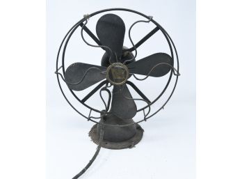 Antique Robbins & Myers Oscillating 3 Speed 11' Cage Fan #4602
