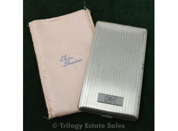 Elgin American Sterling Silver Cigarette Box