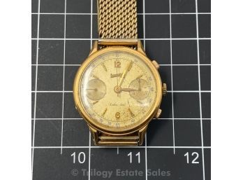 Circa 1950 Eberhard Co 18kt Gold Men's Wristwatch