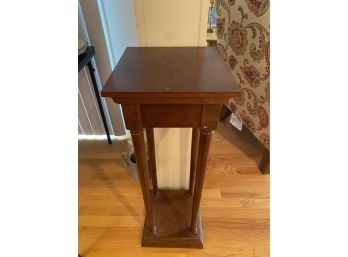Wooden Plant Stand On 4 Legs With Base