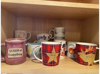 Miscellaneous Mug Lot Including Queen Of Everything