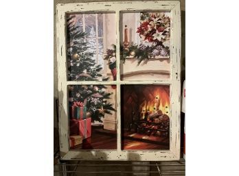 Window Pane Christmas Scenes