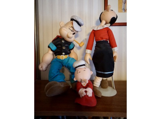 3 Popeye Dolls 18'T