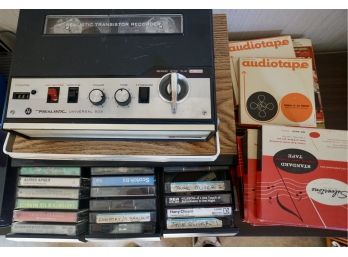 Cassette Case /reel To Reel & 12 Tapes