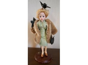 Alfred Hitchcock 'the Birds' Porcelain Barbie Doll