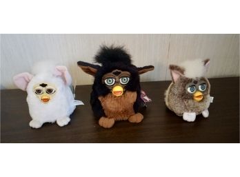 3 Furby Baby Dolls (battery Operated)
