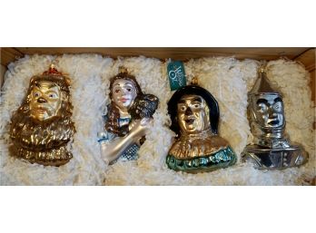 Wizard Of Oz Collection 4 Ornaments (dorothy)