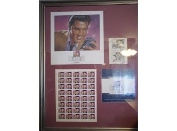 Elvis Framed Stamps