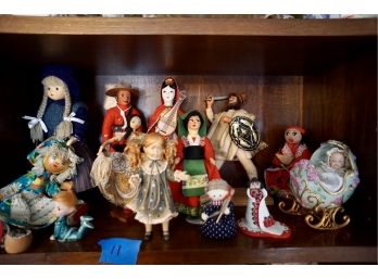 Shelf #11 Lot 13 Dolls