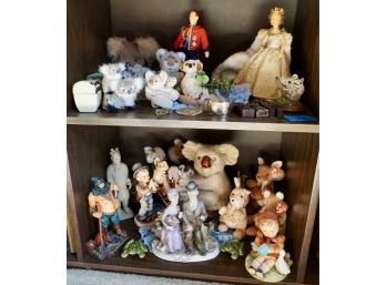 Shelf #24 Lot Of 25 Dolls (koala's 2 Shelves)