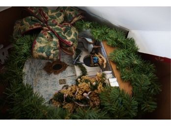 Basement Box #11 Wreath & Christmas Decorations
