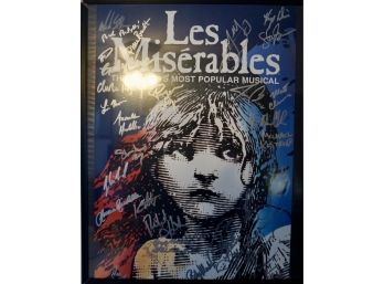 Les Miserables Cast Signed Poster