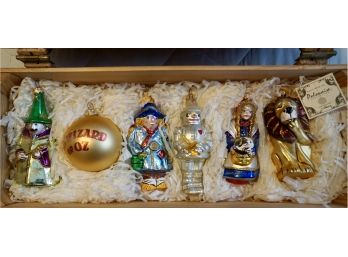 Wizard Of Oz Collection Of 6 Ornaments
