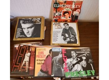 13 Elvis -12 Gold 45's /sleeves 50th Anniversary