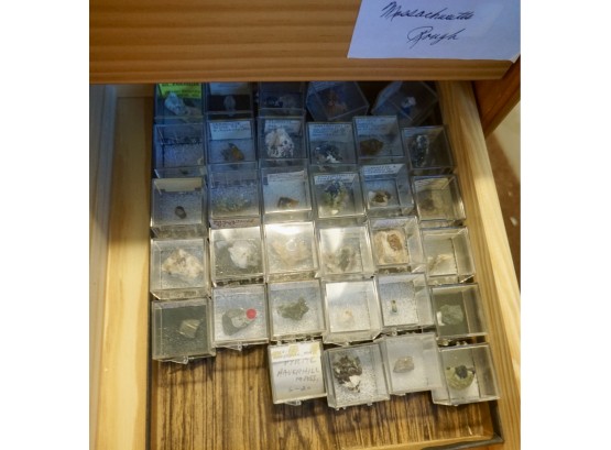 #9 6 Drawer Cabinet Minerals Included