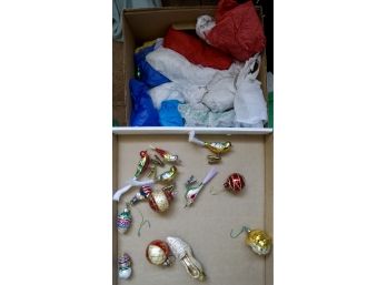 #43 Box Full Of Mini Christmas Ornaments