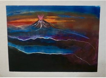 76. Ethel Voedisch-Price (American, 1924-2013) Volcano.