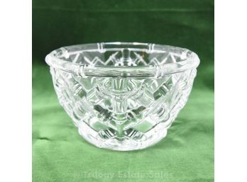 Tiffany & Co. 6' Bamboo Lattice Crystal Bowl
