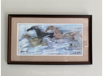 'Running With The Wind' Lithographic Print Ted DEGRAZIA