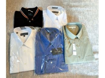 Lot Of 5 Mens Button Up Shirts