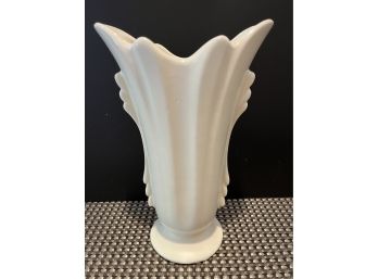 Cream Art Deco Vase Signed USA