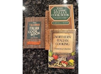The Talisman Italian Cook Book (1963) Plus 2 Other Italian Cook Books