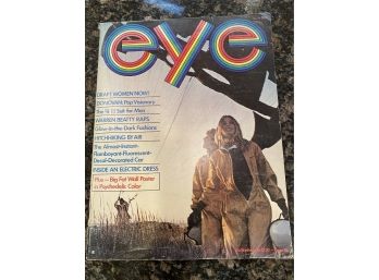 Vintage EYE Magazine With Original Neon Poster
