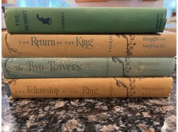 4 Tolkien Books Including The Hobbit
